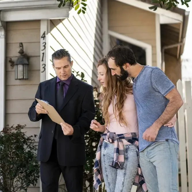 Reviewing a cash offer with homeowner